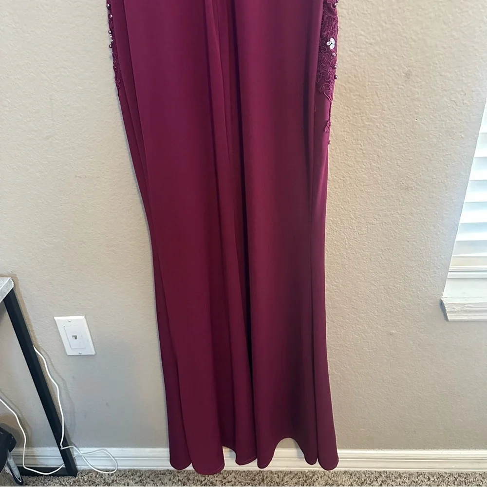Say Yes To The Prom Womens Illusion Gown Dress Size Small